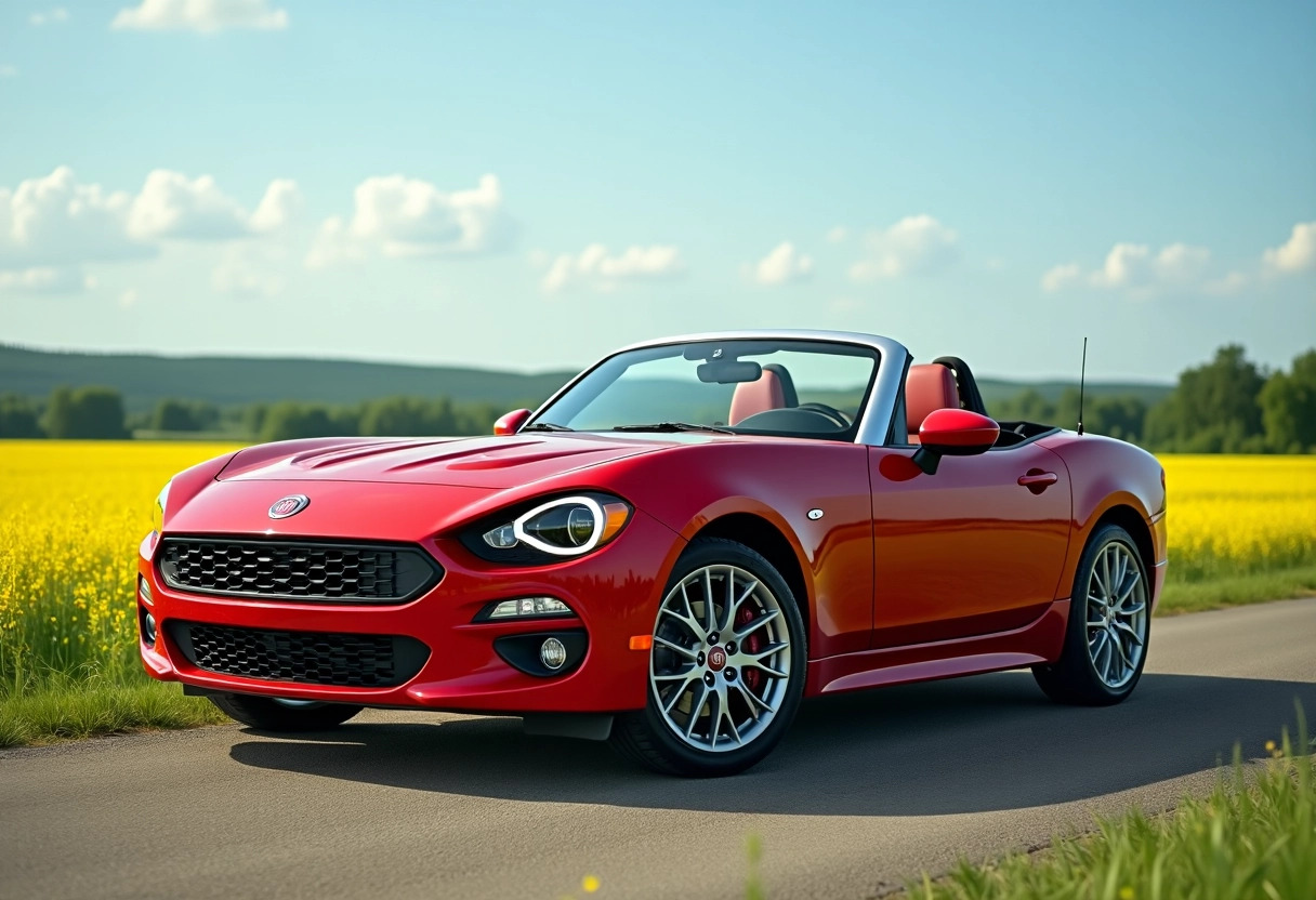 fiat 124 spider  escapades estivales